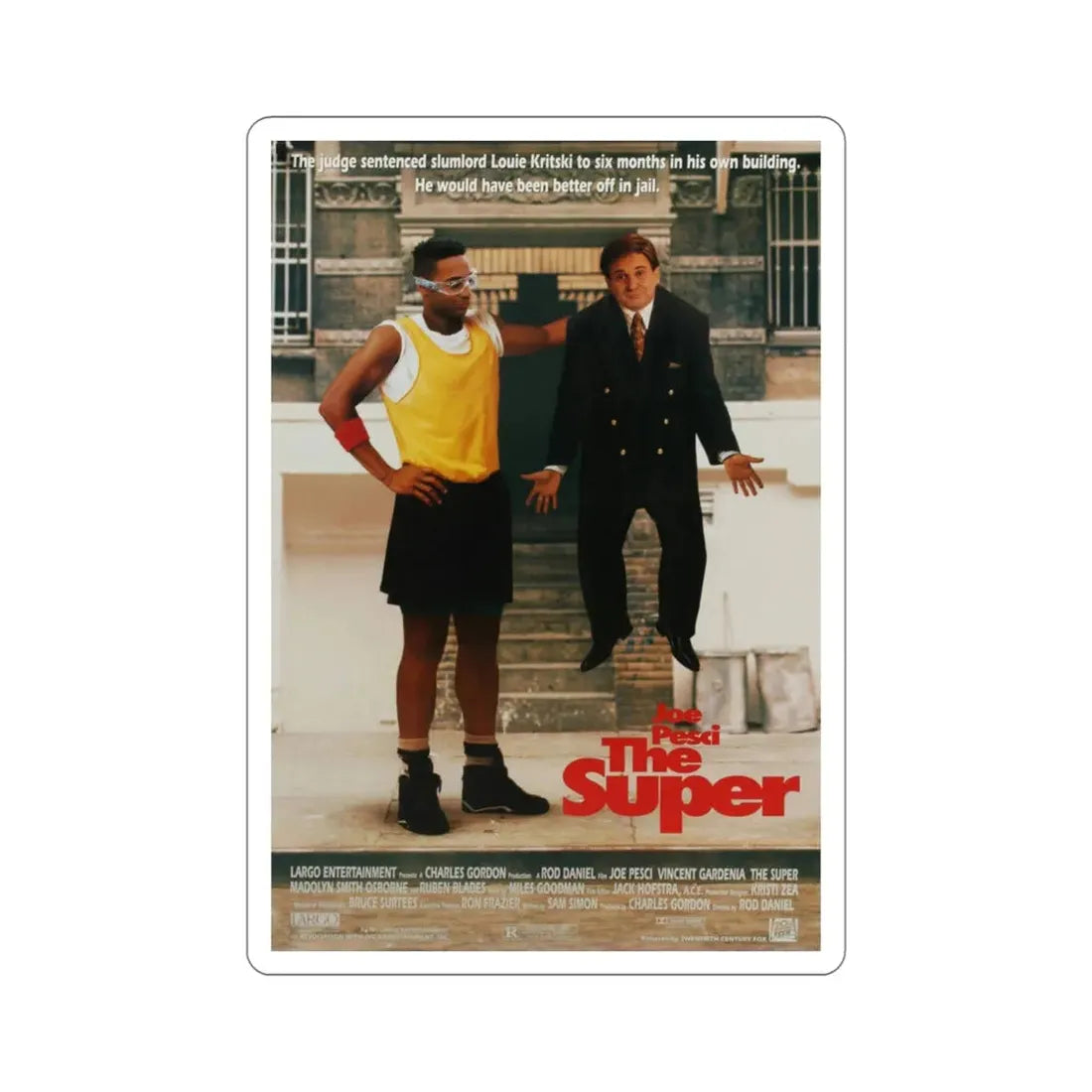 The Super 1991 Movie Poster STICKER Vinyl Die-Cut Decal 5 Inch - The Sticker Space