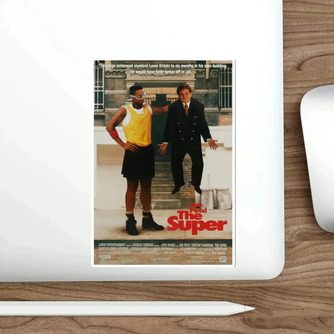 The Super 1991 Movie Poster STICKER Vinyl Die-Cut Decal - The Sticker Space