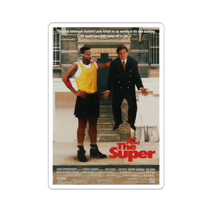 The Super 1991 Movie Poster - STICKER Vinyl Kiss-Cut Decal 6 Inch White - The Sticker Space