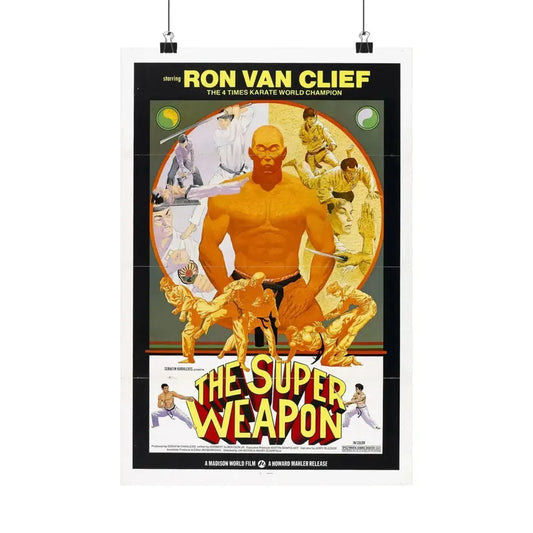 THE SUPER WEAPON 1976 - Paper Movie Poster 12″ x 18″ Matte - The Sticker Space