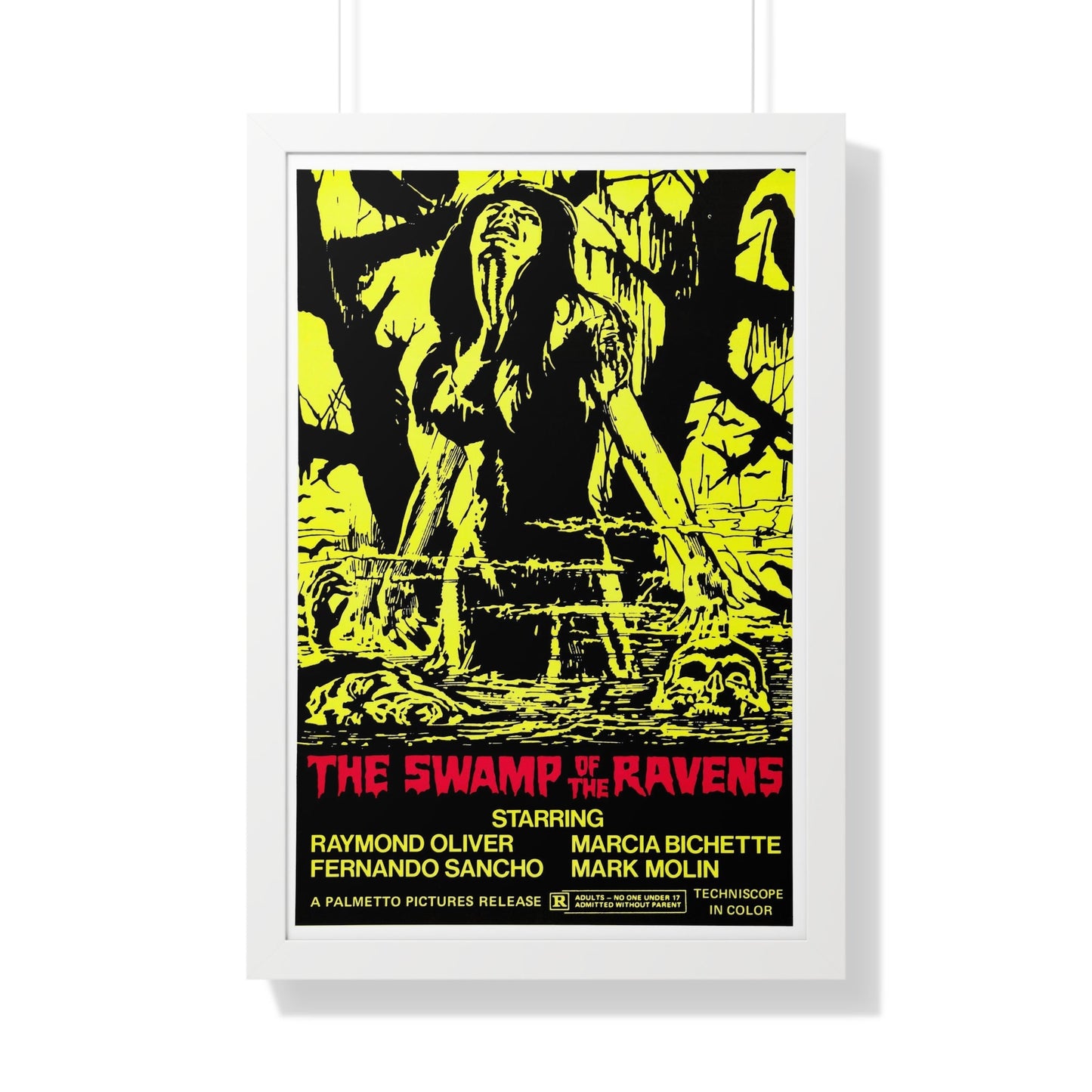 THE SWAMP OF THE RAVENS 1974 - Framed Movie Poster-20" x 30"-The Sticker Space