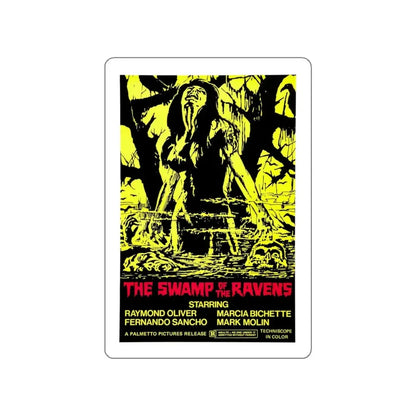 THE SWAMP OF THE RAVENS 1974 Movie Poster STICKER Vinyl Die-Cut Decal 4 Inch - The Sticker Space
