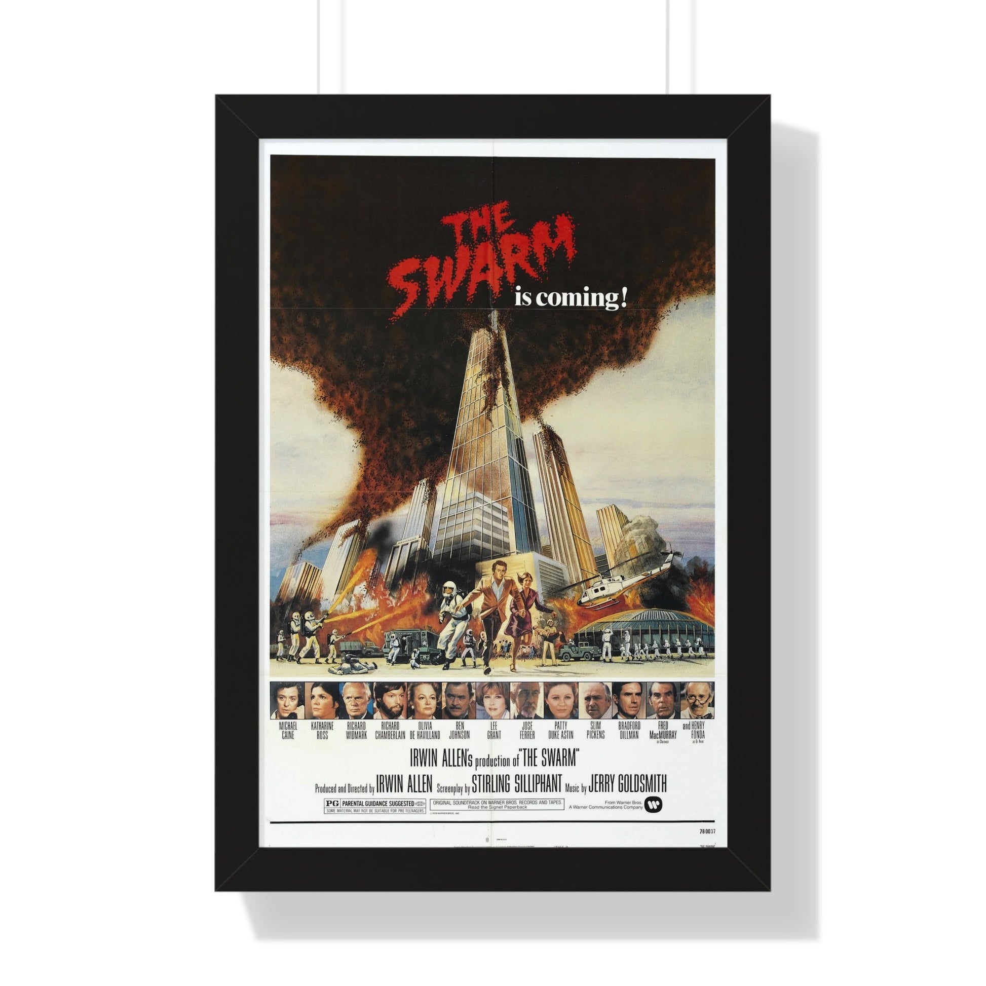 THE SWARM 1978 - Framed Movie Poster-16″ x 24″-The Sticker Space