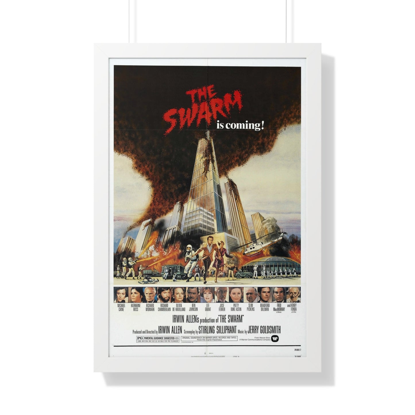 THE SWARM 1978 - Framed Movie Poster-20" x 30"-The Sticker Space