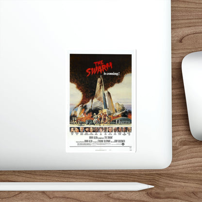 THE SWARM 1978 Movie Poster STICKER Vinyl Die-Cut Decal-The Sticker Space