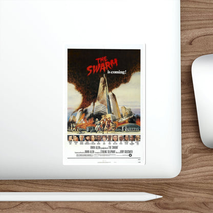 THE SWARM 1978 Movie Poster STICKER Vinyl Die-Cut Decal-The Sticker Space