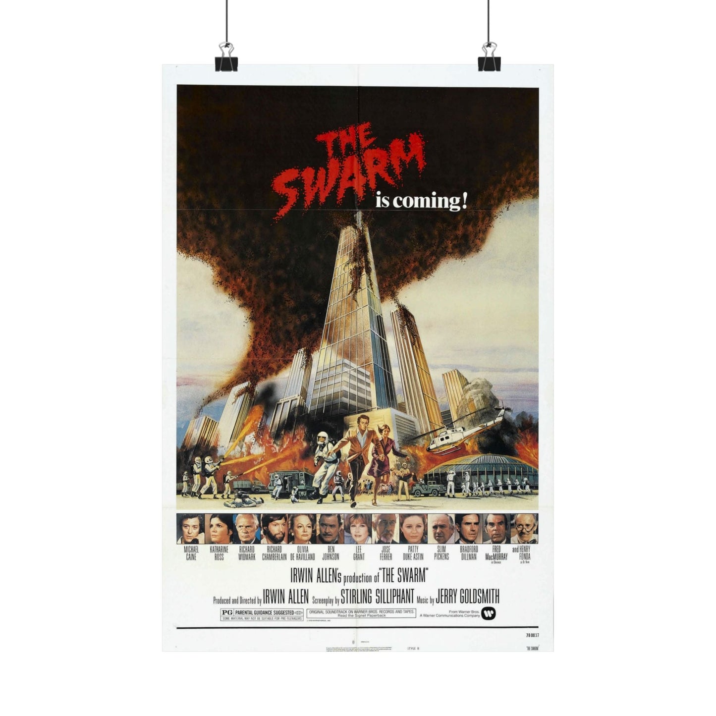 THE SWARM 1978 - Paper Movie Poster-12″ x 18″-The Sticker Space