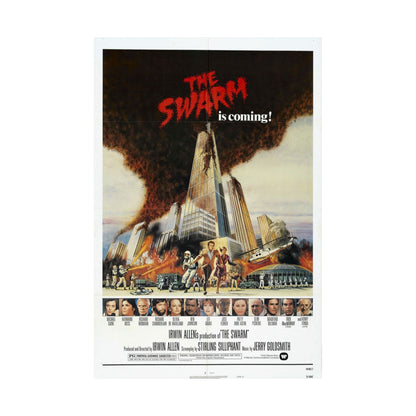 THE SWARM 1978 - Paper Movie Poster-The Sticker Space