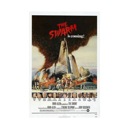 THE SWARM 1978 - Paper Movie Poster - The Sticker Space