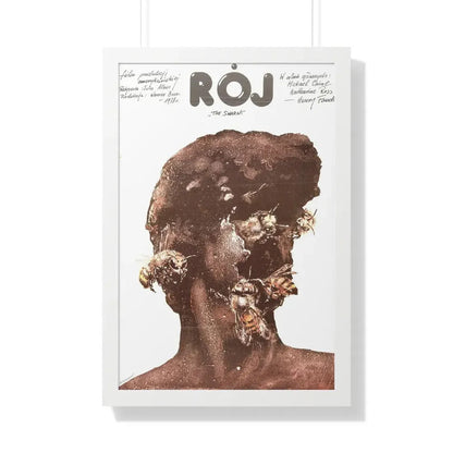 THE SWARM (POLISH) 1978 - Framed Movie Poster 20" x 30" White - The Sticker Space