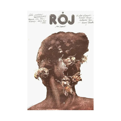 THE SWARM (POLISH) 1978 - Paper Movie Poster - The Sticker Space