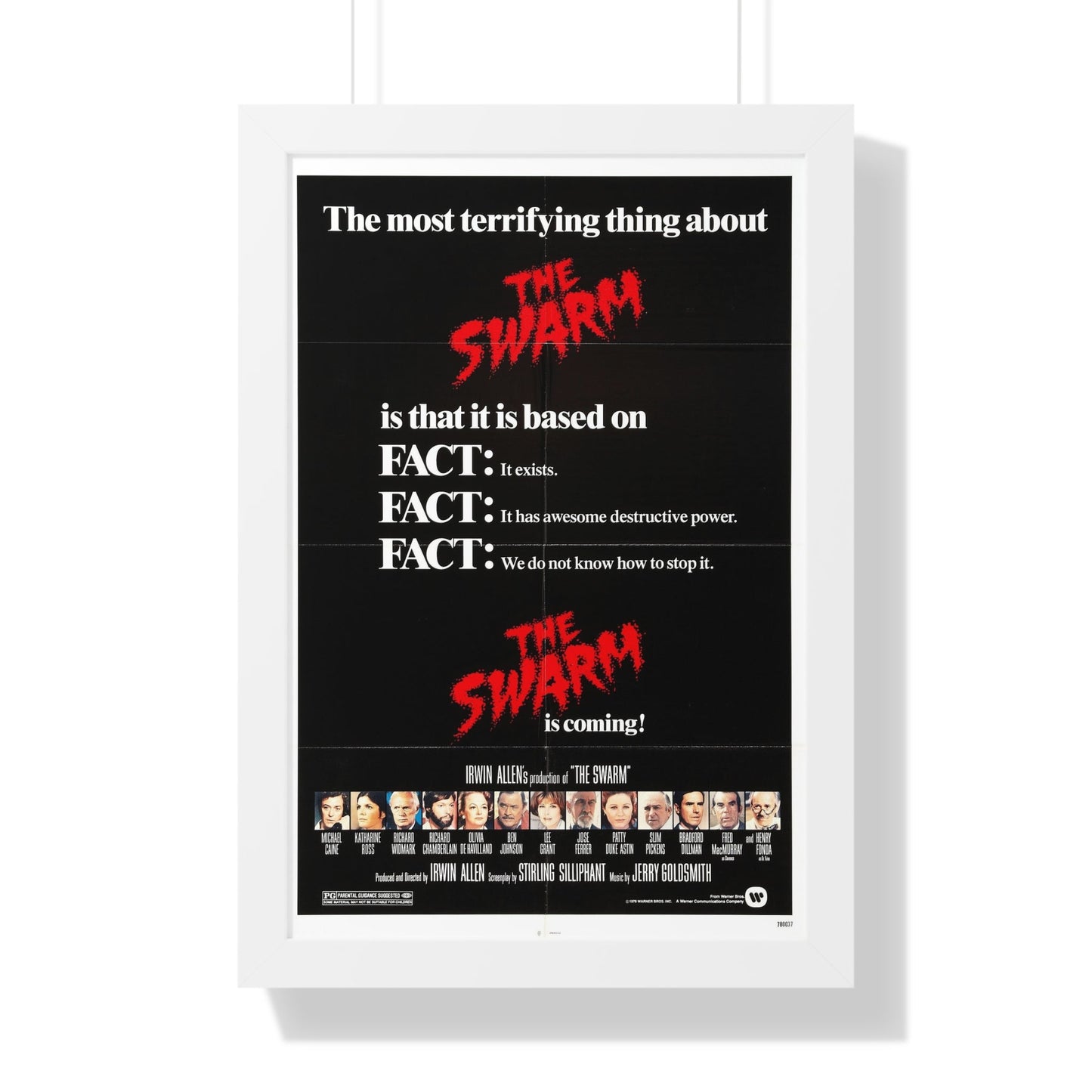 THE SWARM (TEASER) 1978 - Framed Movie Poster-16″ x 24″-The Sticker Space