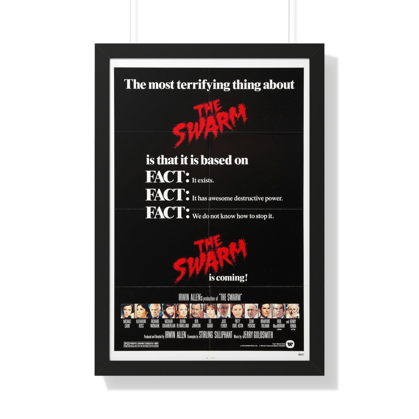 THE SWARM (TEASER) 1978 - Framed Movie Poster-20" x 30"-The Sticker Space