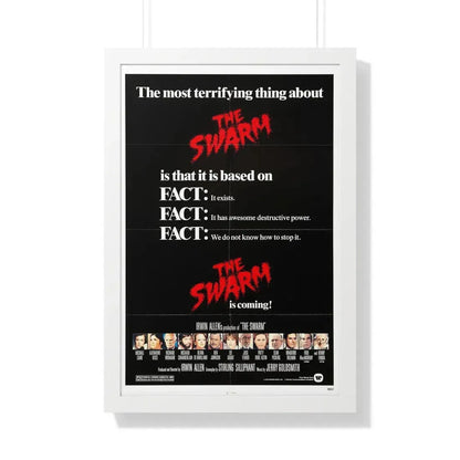 THE SWARM (TEASER) 1978 - Framed Movie Poster 20" x 30" White - The Sticker Space