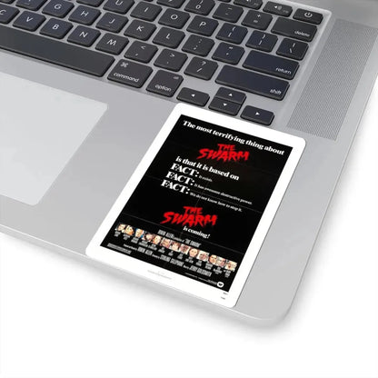 THE SWARM (TEASER) 1978 Movie Poster - STICKER Vinyl Kiss-Cut Decal - The Sticker Space