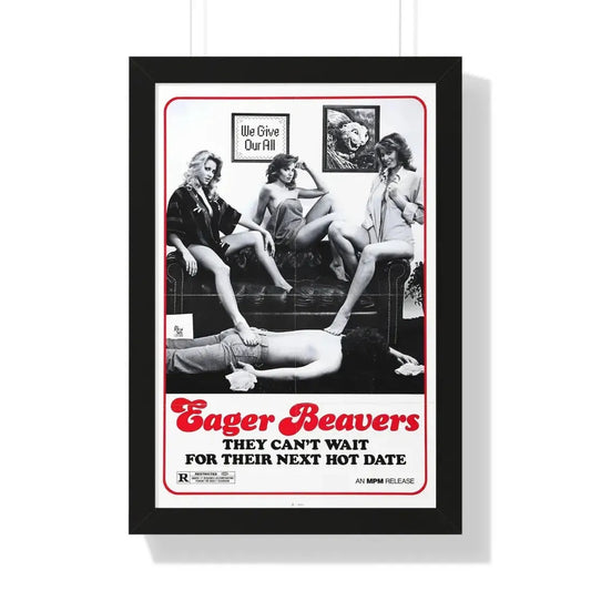 THE SWINGING BARMAIDS (2) 1975 - Framed Movie Poster 16″ x 24″ Black - The Sticker Space