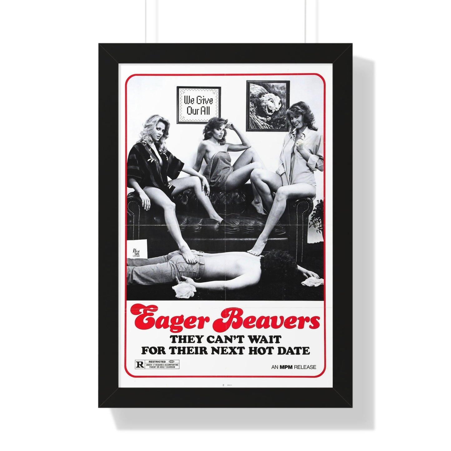 THE SWINGING BARMAIDS (2) 1975 - Framed Movie Poster-16″ x 24″-The Sticker Space