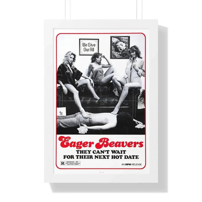 THE SWINGING BARMAIDS (2) 1975 - Framed Movie Poster 16″ x 24″ White - The Sticker Space