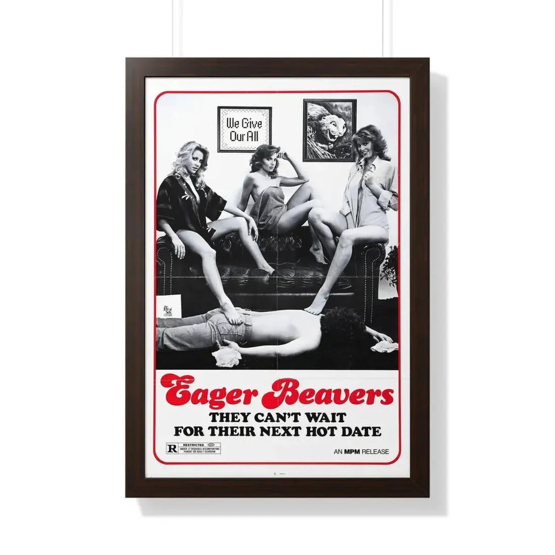 THE SWINGING BARMAIDS (2) 1975 - Framed Movie Poster 20" x 30" Walnut - The Sticker Space