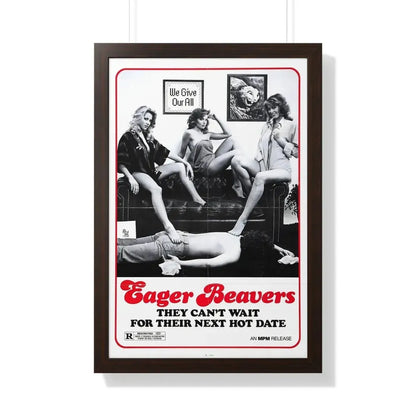 THE SWINGING BARMAIDS (2) 1975 - Framed Movie Poster 20" x 30" Walnut - The Sticker Space