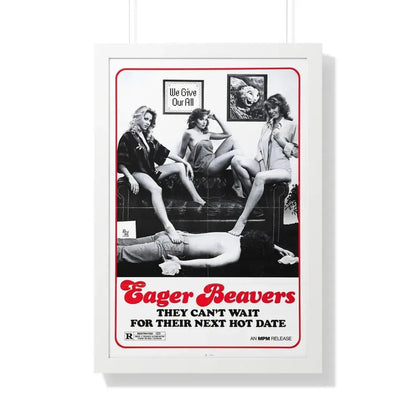 THE SWINGING BARMAIDS (2) 1975 - Framed Movie Poster 20" x 30" White - The Sticker Space