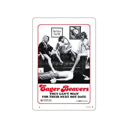 THE SWINGING BARMAIDS (2) 1975 Movie Poster STICKER Vinyl Die-Cut Decal 6 Inch - The Sticker Space
