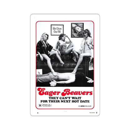 THE SWINGING BARMAIDS (2) 1975 Movie Poster - STICKER Vinyl Kiss-Cut Decal 3 Inch White - The Sticker Space