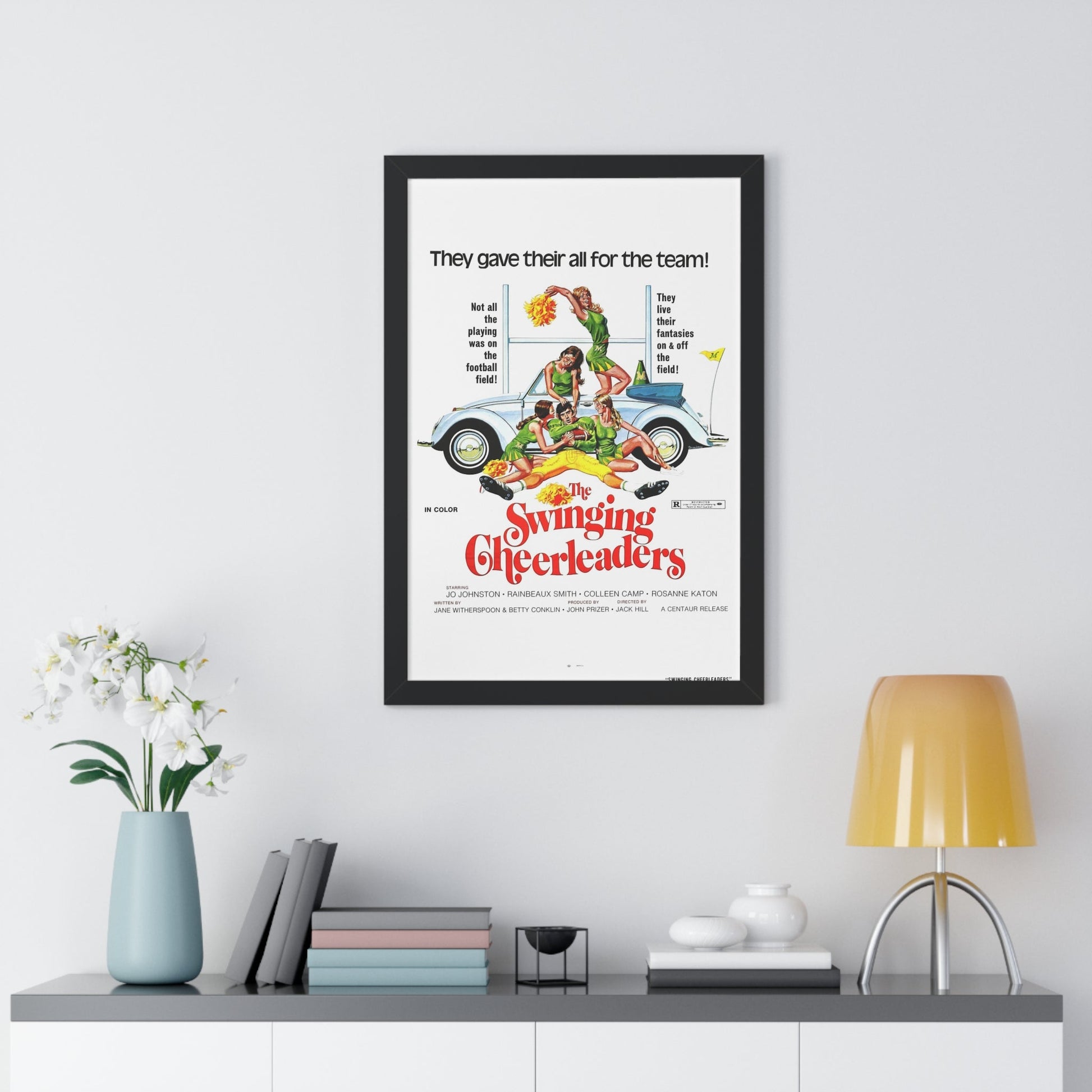 THE SWINGING CHEERLEADERS 1974 - Framed Movie Poster-The Sticker Space