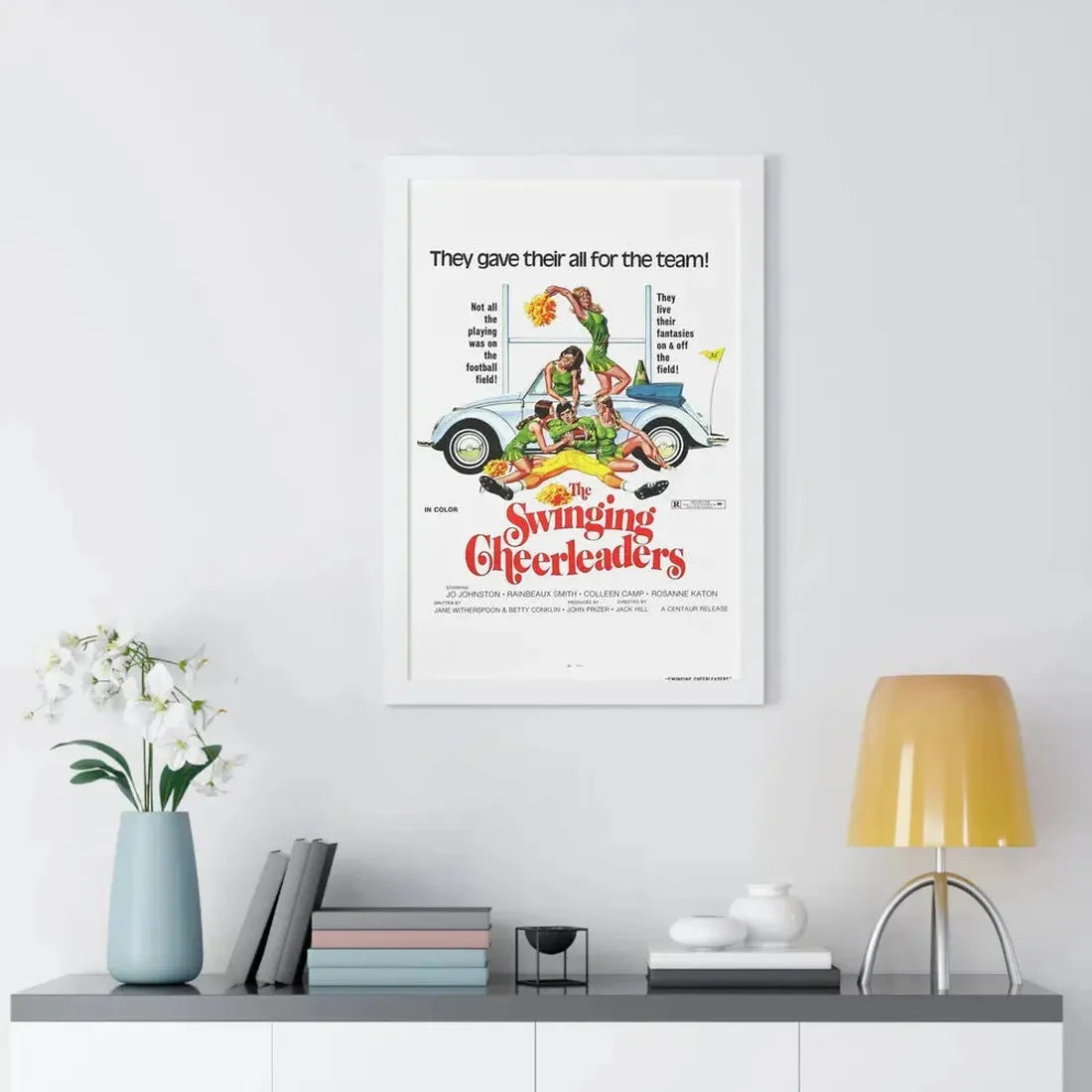 THE SWINGING CHEERLEADERS 1974 - Framed Movie Poster - The Sticker Space