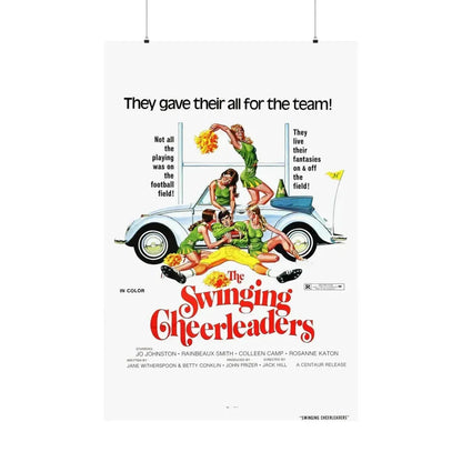THE SWINGING CHEERLEADERS 1974 - Paper Movie Poster 36" x 54" Matte - The Sticker Space