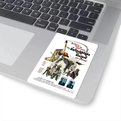 THE SWITCHBLADE SISTERS 1975 Movie Poster - STICKER Vinyl Kiss-Cut Decal - The Sticker Space