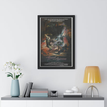 THE SWORD AND THE SORCERER 1982 - Framed Movie Poster-The Sticker Space