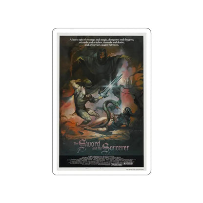 THE SWORD AND THE SORCERER 1982 Movie Poster STICKER Vinyl Die-Cut Decal 2 Inch - The Sticker Space