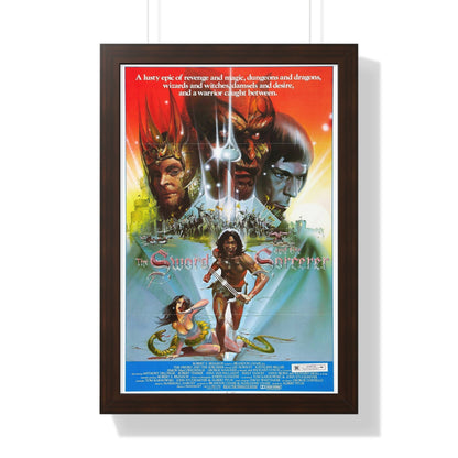 THE SWORD AND THE SORCERER (2) 1982 - Framed Movie Poster-16″ x 24″-The Sticker Space