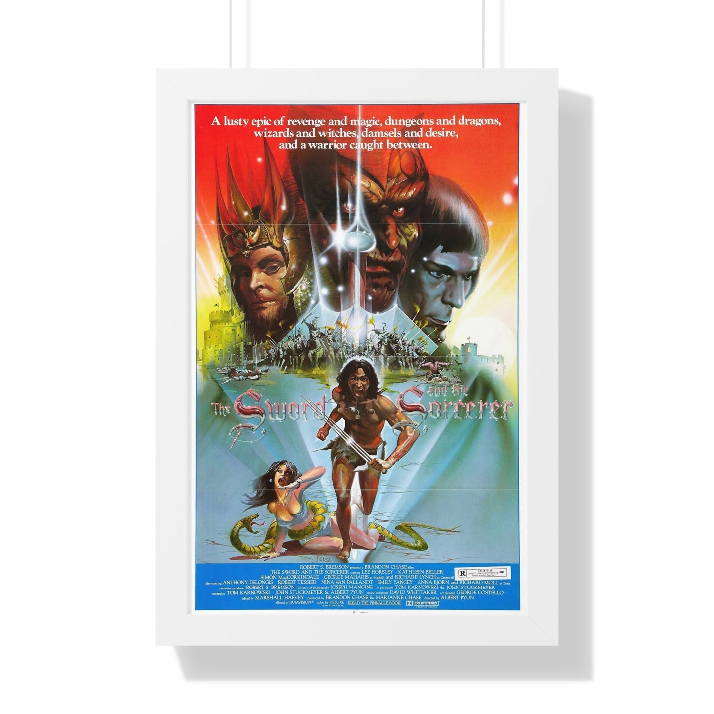 THE SWORD AND THE SORCERER (2) 1982 - Framed Movie Poster-16″ x 24″-The Sticker Space