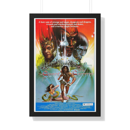 THE SWORD AND THE SORCERER (2) 1982 - Framed Movie Poster-20" x 30"-The Sticker Space