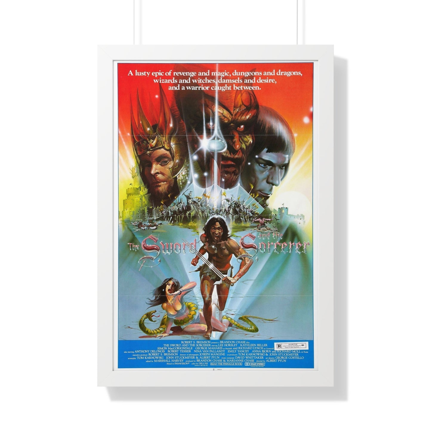 THE SWORD AND THE SORCERER (2) 1982 - Framed Movie Poster-20" x 30"-The Sticker Space