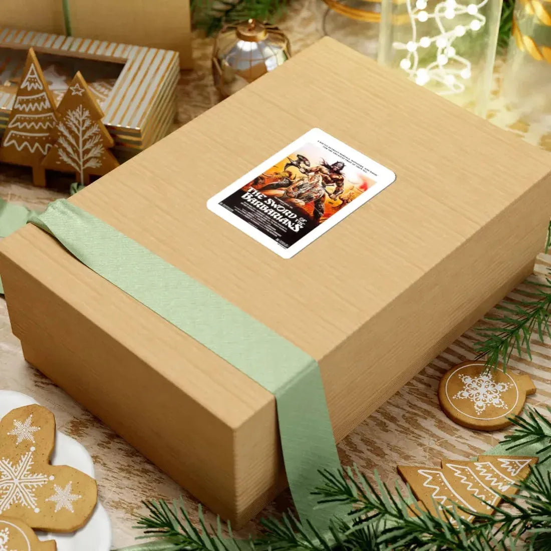 THE SWORD OF THE BARBARIANS 1982 Movie Poster - STICKER Vinyl Kiss-Cut Decal - The Sticker Space