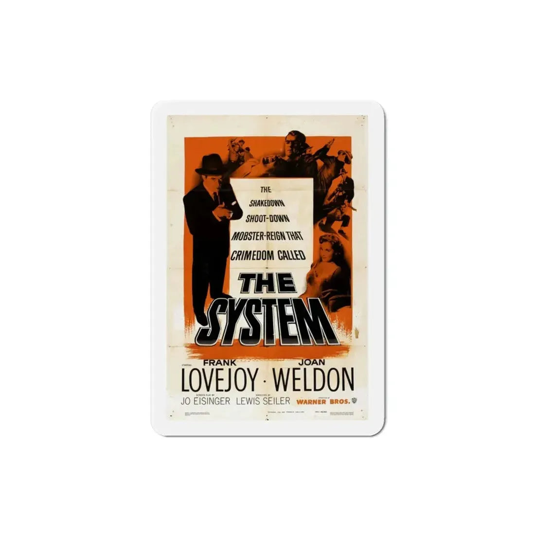 The System 1953 Movie Poster Refrigerator Magnet 3 Inch - The Sticker Space
