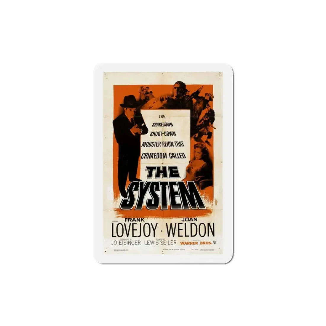 The System 1953 Movie Poster Refrigerator Magnet 4 Inch - The Sticker Space