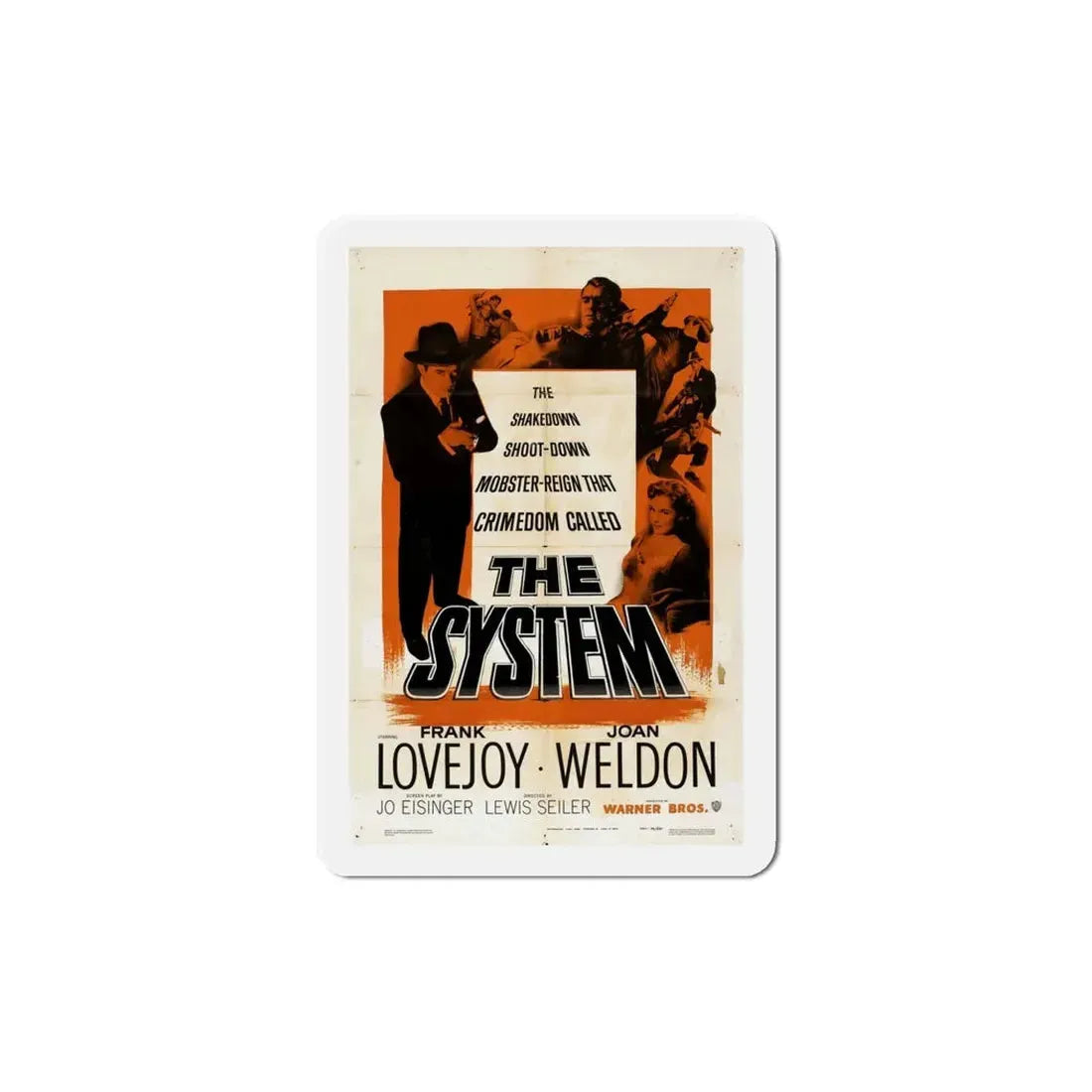 The System 1953 Movie Poster Refrigerator Magnet 5 Inch - The Sticker Space
