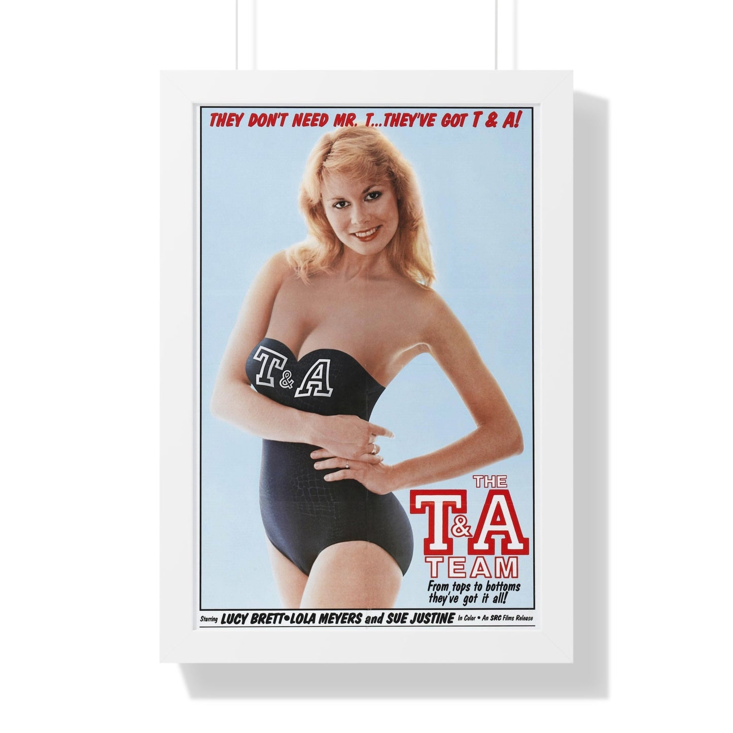 THE T&A TEAM 1984 - Framed Movie Poster-16″ x 24″-The Sticker Space