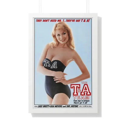 THE T&A TEAM 1984 - Framed Movie Poster 20" x 30" White - The Sticker Space