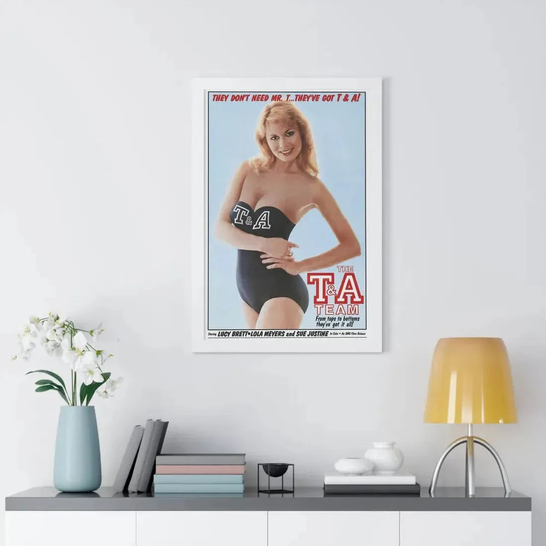 THE T&A TEAM 1984 - Framed Movie Poster - The Sticker Space