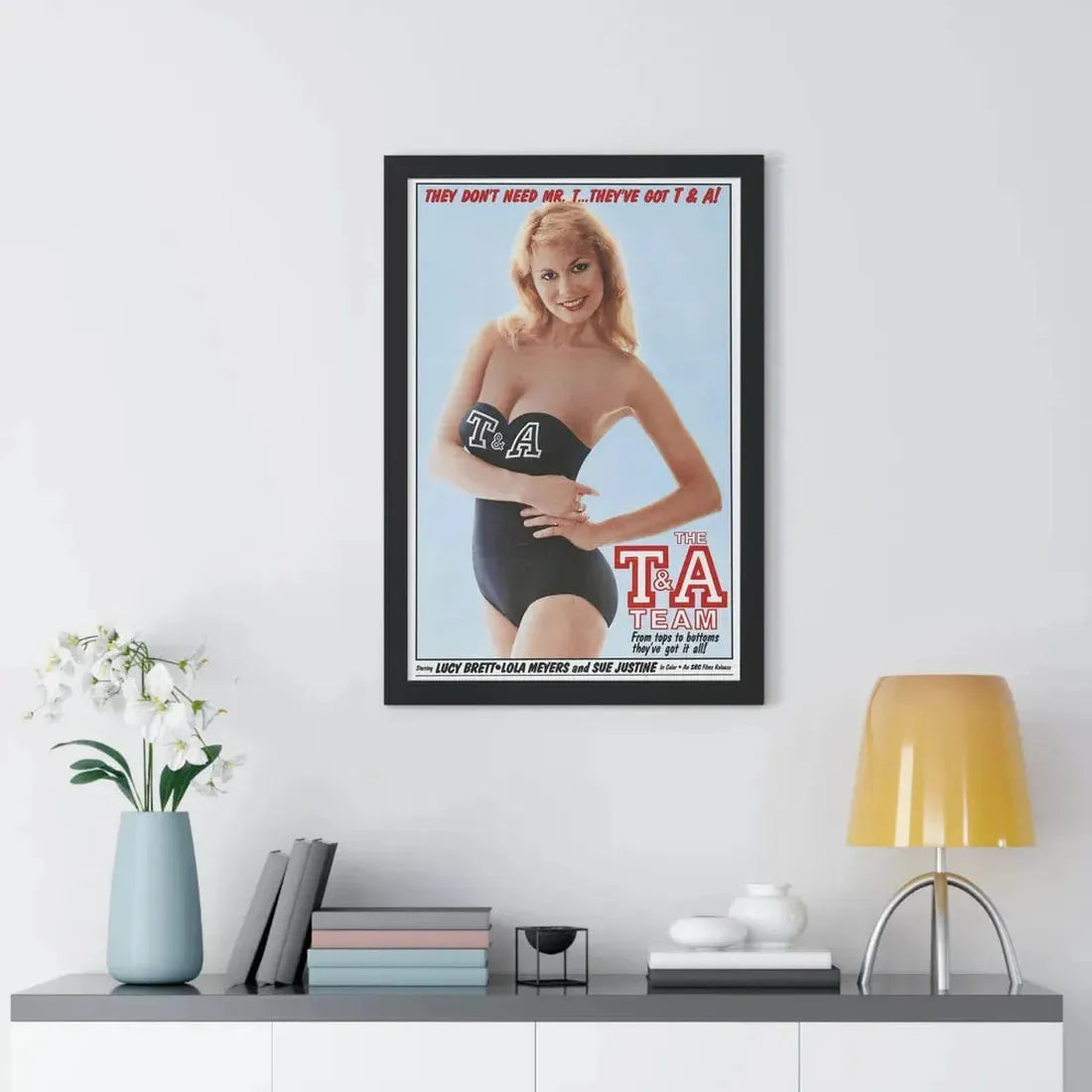 THE T&A TEAM 1984 - Framed Movie Poster - The Sticker Space