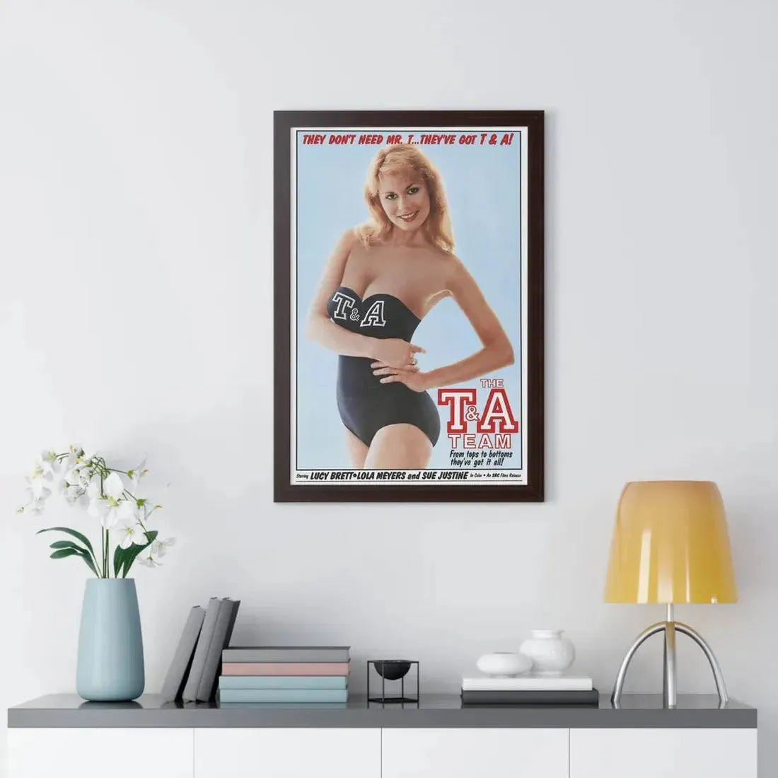 THE T&A TEAM 1984 - Framed Movie Poster - The Sticker Space