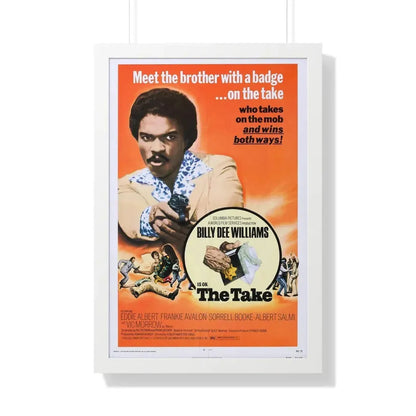 THE TAKE 1974 - Framed Movie Poster 20" x 30" White - The Sticker Space