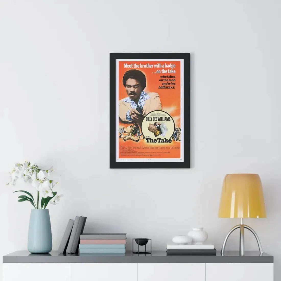 THE TAKE 1974 - Framed Movie Poster - The Sticker Space