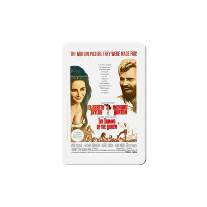 The Taming of the Shrew 1967 Movie Poster Refrigerator Magnet 6 Inch - The Sticker Space