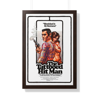 THE TATTOED HITMAN 1974 - Framed Movie Poster-20" x 30"-The Sticker Space